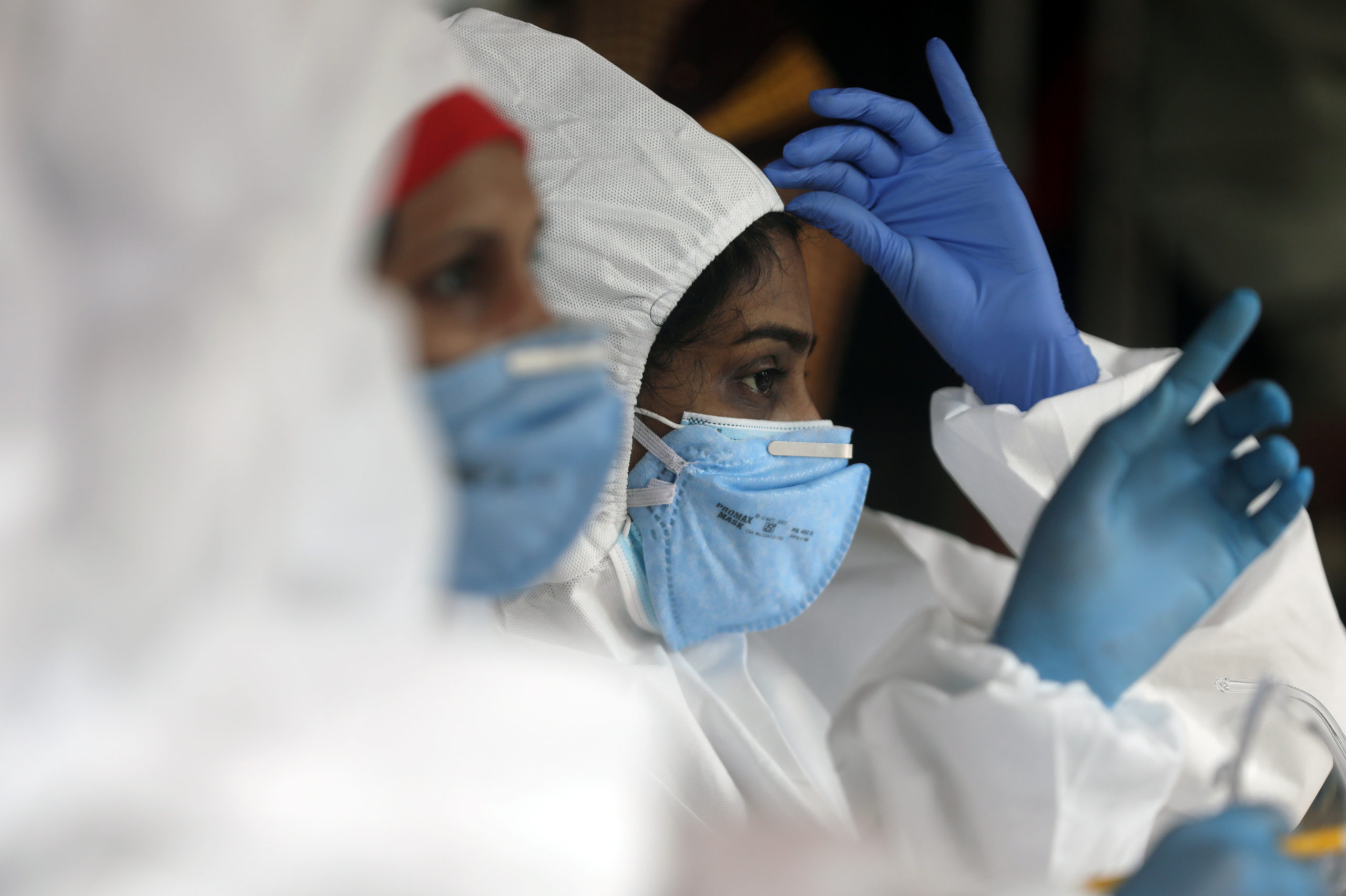 FILE PHOTO: Coronavirus disease (COVID-19) outbreak in Mumbai