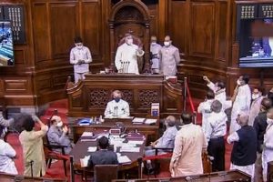 After Eight Opposition Members Suspended, Rajya Sabha Adjourned Until Tuesday