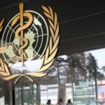 FILE PHOTO: A logo is pictured outside a building of the WHO in Geneva