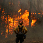The Glass Fire burns in Calistoga