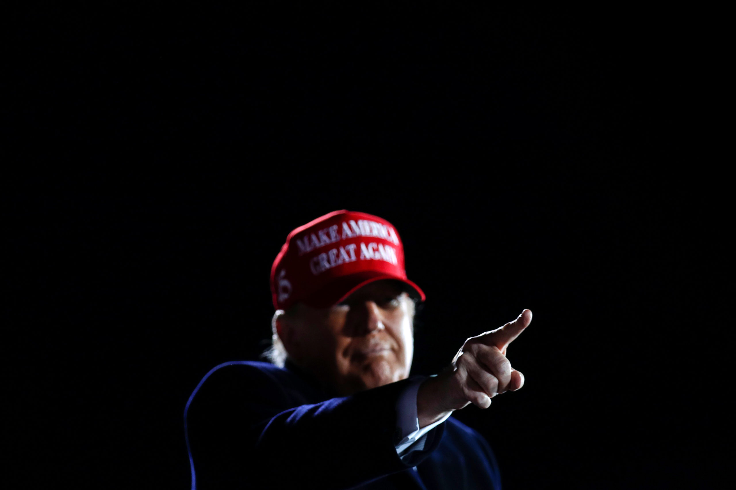 U.S. President Trump holds campaign rally in Des Moines