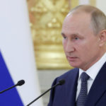 Russia's President Putin addresses members of the Federation Council in Moscow