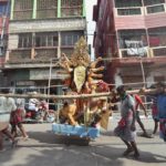 Preparation for Durga Puja festival