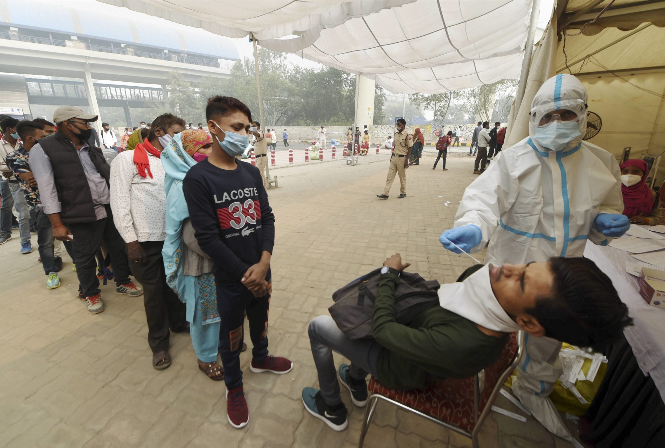 COVID-19 testing in Delhi