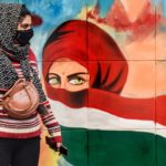 Mural on coronavirus and safety measures