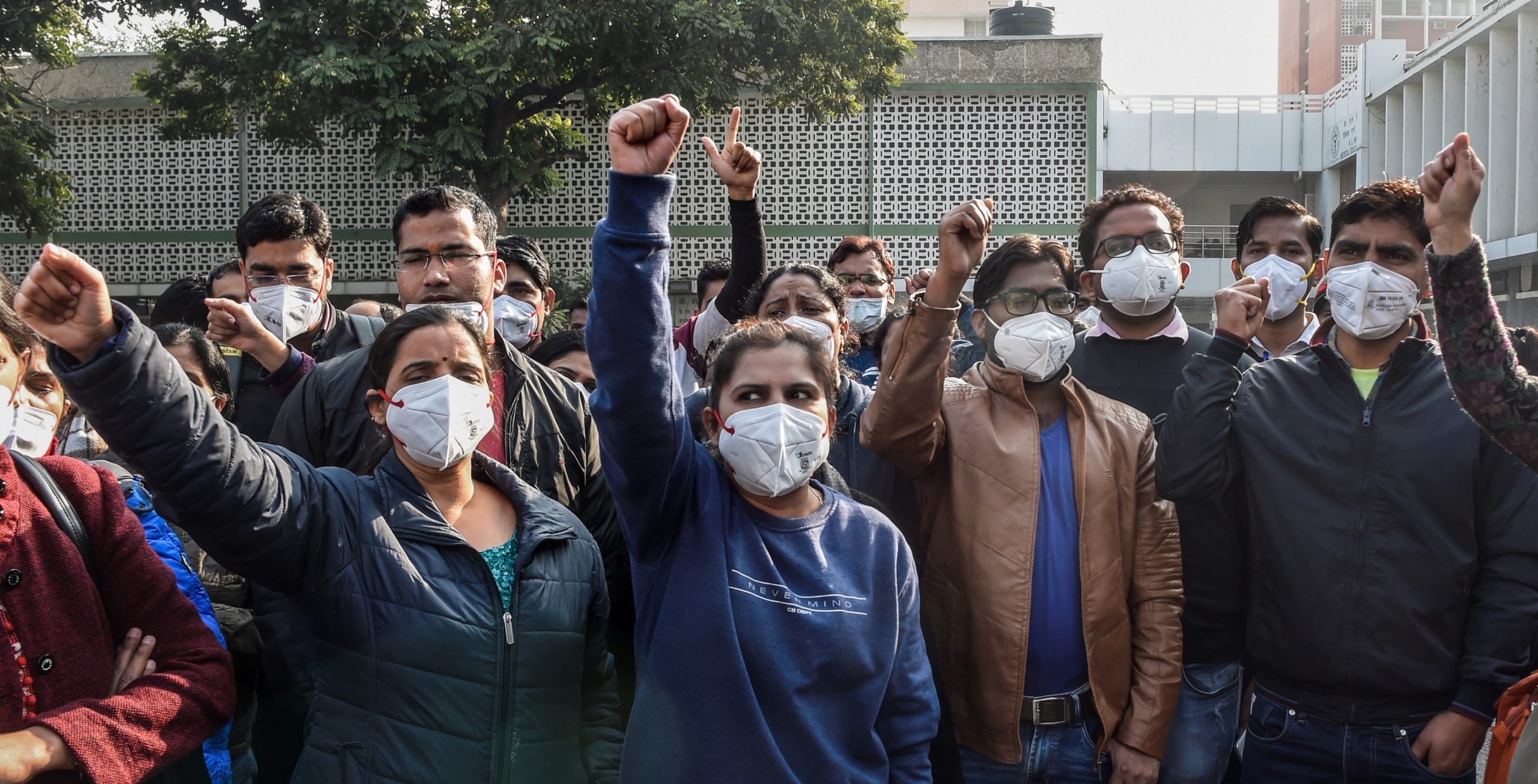 AIIMS Nurses Union on indefinite strike in Delhi