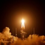 FILE PHOTO: The Long March-5 Y5 rocket, carrying the Chang'e-5 lunar probe, takes off from Wenchang Space Launch Center, in Wenchang