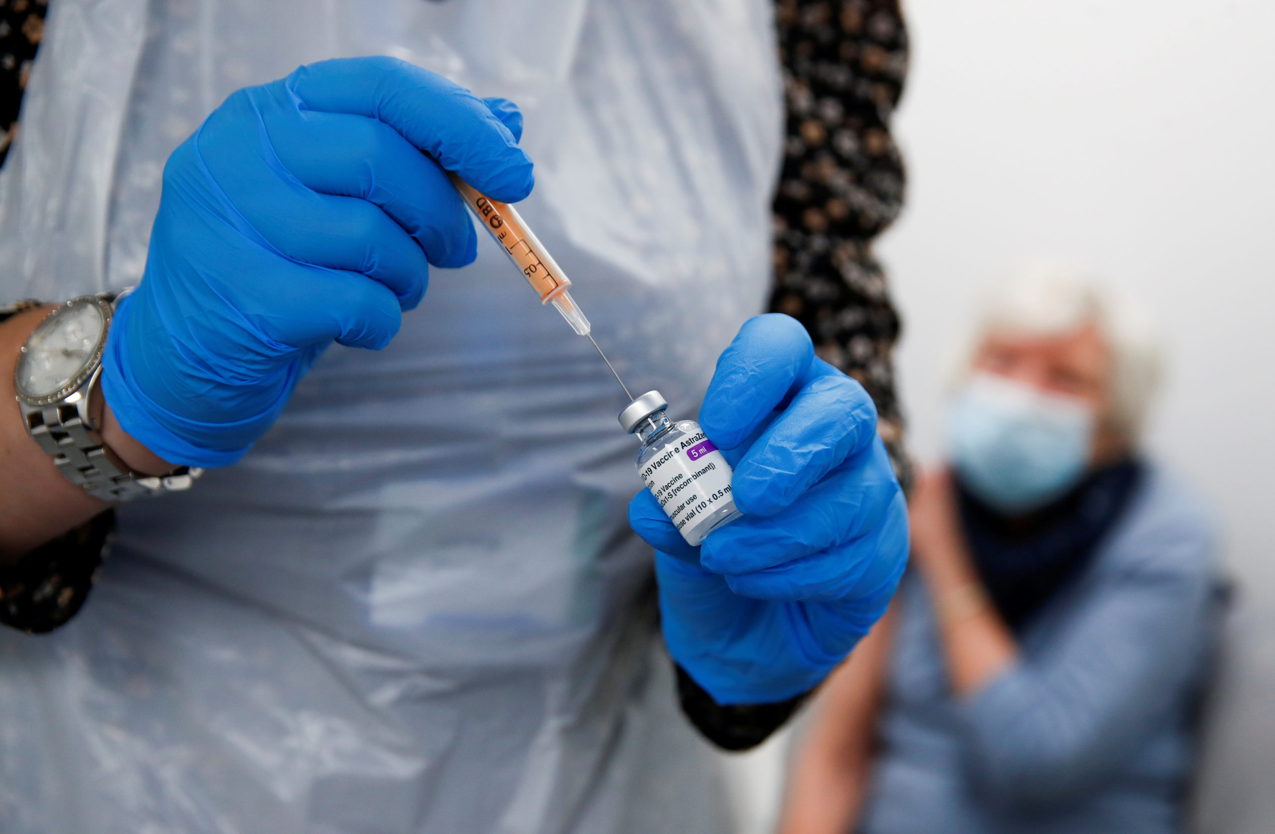 FILE PHOTO: Outbreak of the coronavirus disease (COVID-19) in Widnes