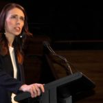 FILE PHOTO: Prime Minister Jacinda Ardern addresses supporters at a Labour Party event in Wellington