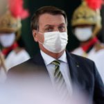 Brazil's President Bolsonaro leaves Supreme Court in Brasilia