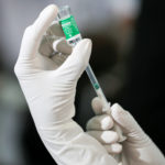 FILE PHOTO: A health official draws a dose of the AstraZeneca's COVID-19 vaccine manufactured by the Serum Institute of India, at Infectious Diseases Hospital in Colombo