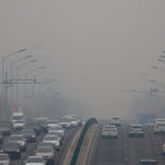 FILE PHOTO: Polluted day in Beijing