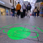 Cologne's shopping street crowded during the coronavirus pandemic