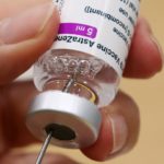 Oxford/AstraZeneca's COVID-19 vaccine at a vaccination centre in Antwerp