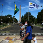 Brazil's COVID-19 situation sparks fear, at the border of Santana do Livramento and Rivera city