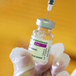 FILE PHOTO: AstraZeneca COVID-19 vaccine is seen at a vaccination centre in Ronquieres