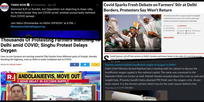 His Master's Spin: As Modi Faces Covid Surge Heat, Media's New Villains are Farmers, Babus - Vimarsana News