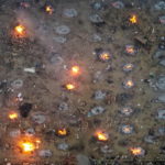 A mass cremation of victims who died due to the coronavirus disease (COVID-19), is seen at a crematorium ground in New Delhi