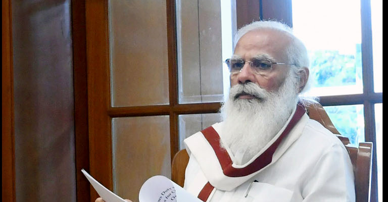 Several Ministers Share Article by BJP Member Praising Modi's 'Hard Work' to Tackle COVID - Vimarsana News