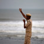 Ahead of Cyclone Tauktae in Veraval