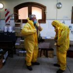 Gravediggers work as Argentine coronavirus death toll mounts amid a deadly second wave of infections