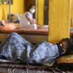 Patients are treated at classroom turned COVID-19 care facility on outskirts of Mumbai