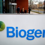 FILE PHOTO: A sign marks a Biogen facility in Cambridge