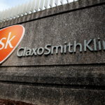 FILE PHOTO: Company logo of pharmaceutical company GlaxoSmithKline is seen at their Stevenage facility