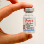 FILE PHOTO: SOMOS Community Care administers Moderna COVID-19 Vaccine at pop-up site in New York