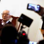 Professor Syukuro Manabe talks in his home in Princeton
