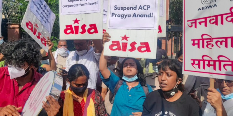 'Our Bodies Aren't Battlegrounds': Students Protest Against Delhi Police's 'Torture' of Activists - Vimarsana News