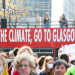FILE PHOTO: Climate March ahead of the COP26 climate summit, in Brussels