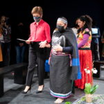 Scotland's First Minister Sturgeon meets indigenous delegates ahead of COP26, in Glasgow