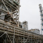 General view shows JERA's Hekinan thermal power station in Hekinan, central Japan