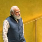 FILE PHOTO: India's Prime Minister Narendra Modi addresses the 76th Session of the U.N. General Assembly in New York City