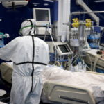 FILE PHOTO: Bulgarian hospitals struggle with COVID patients while many shun vaccines