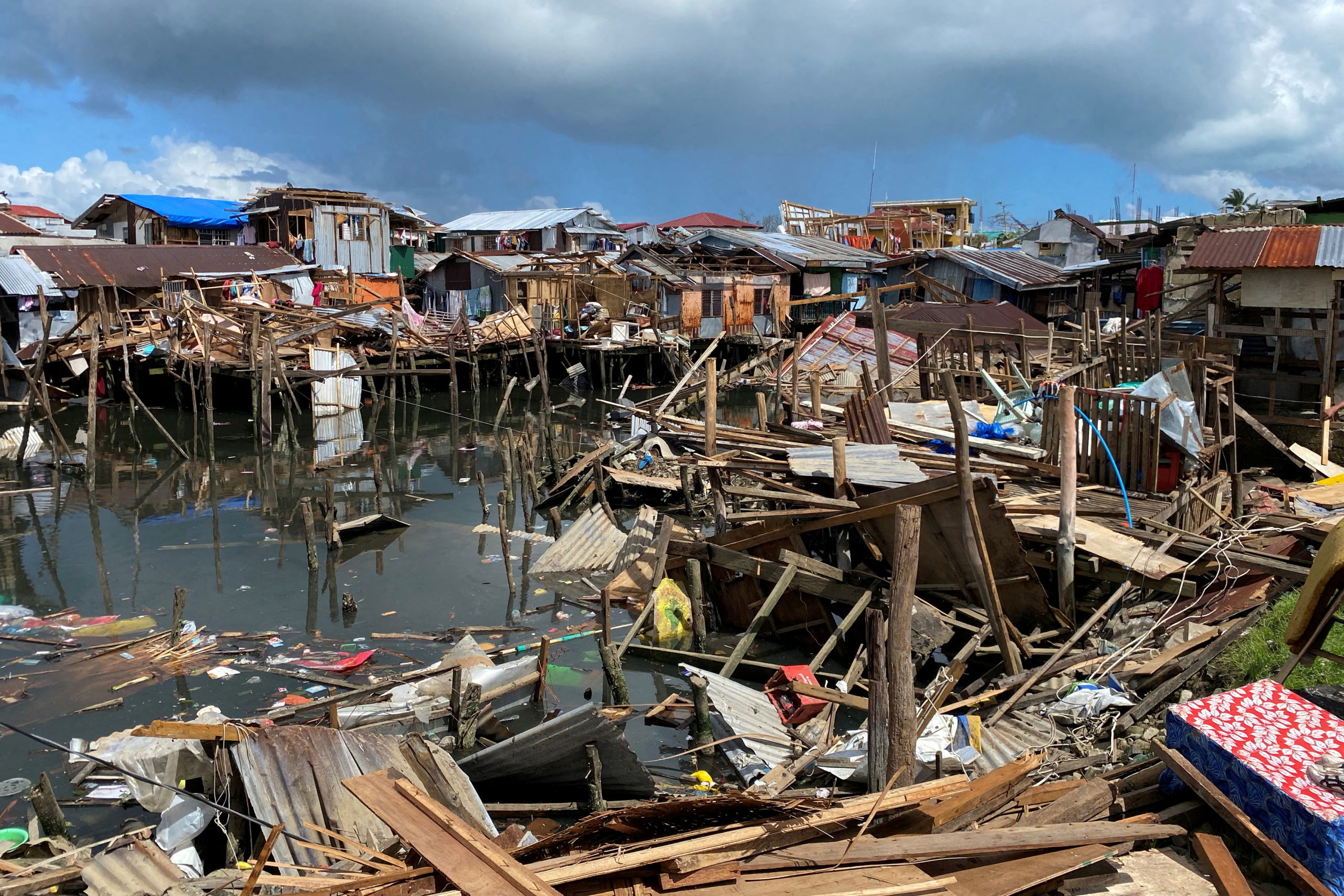 FILE PHOTO: Typhoon Rai aftermath in Surigao city
