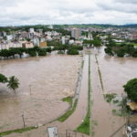 Flooding caused by overflowing rivers in Bahia