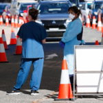 A coronavirus disease (COVID-19) testing clinic in Sydney