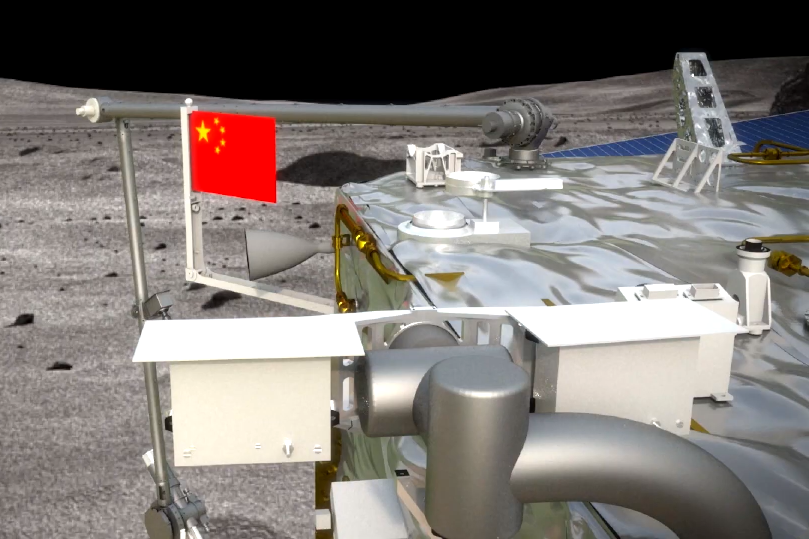 Chang-e-5-Lander-Flag