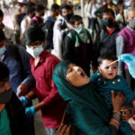Rapid antigen testing campaign for COVID-19 at railway station in Mumbai
