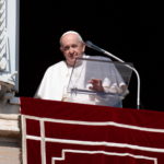 FILE PHOTO: Pope Francis leads Angelus prayer at the Vatican