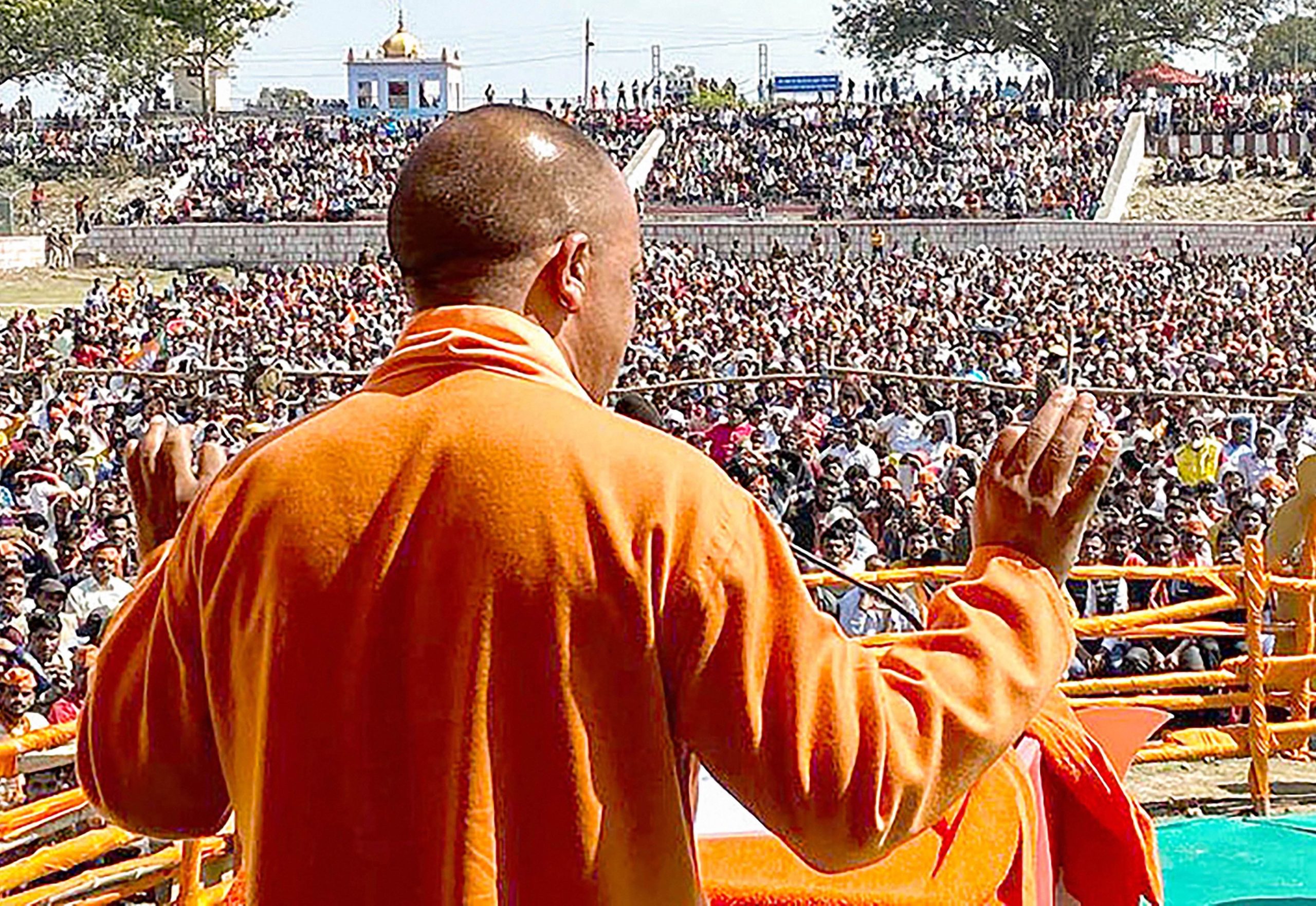 Yogi Adityanath in Jhansi
