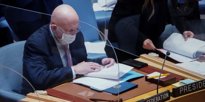 Russia Vetoes UNSC Resolution Deploring Ukraine Invasion China India 