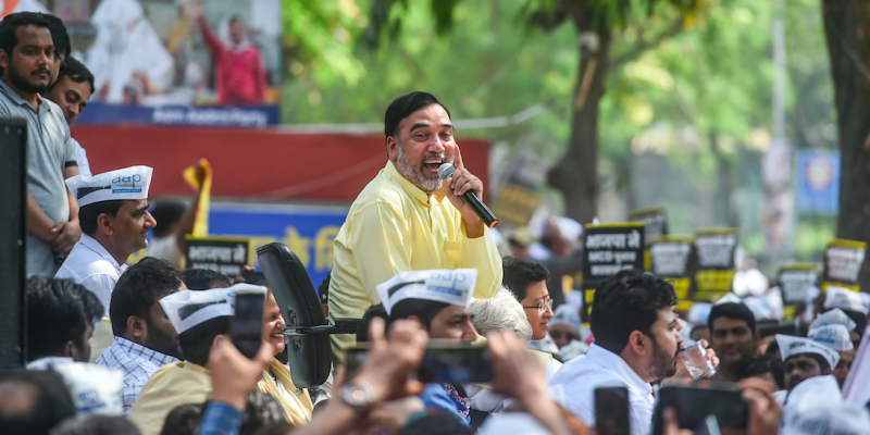 AAP Accuses BJP of Coercing EC to Delay Delhi Municipal Polls - Vimarsana News