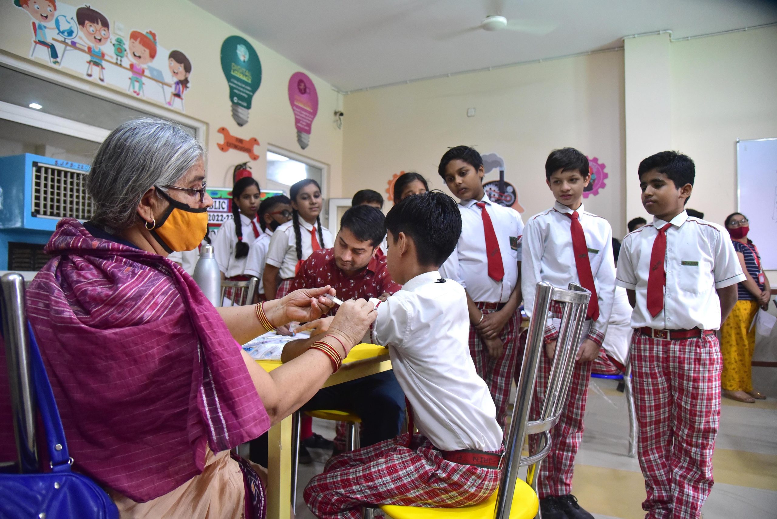 Covid-19 vaccination drive in Bikaner