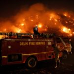 Fire at Bhalswa landfill site in New Delhi