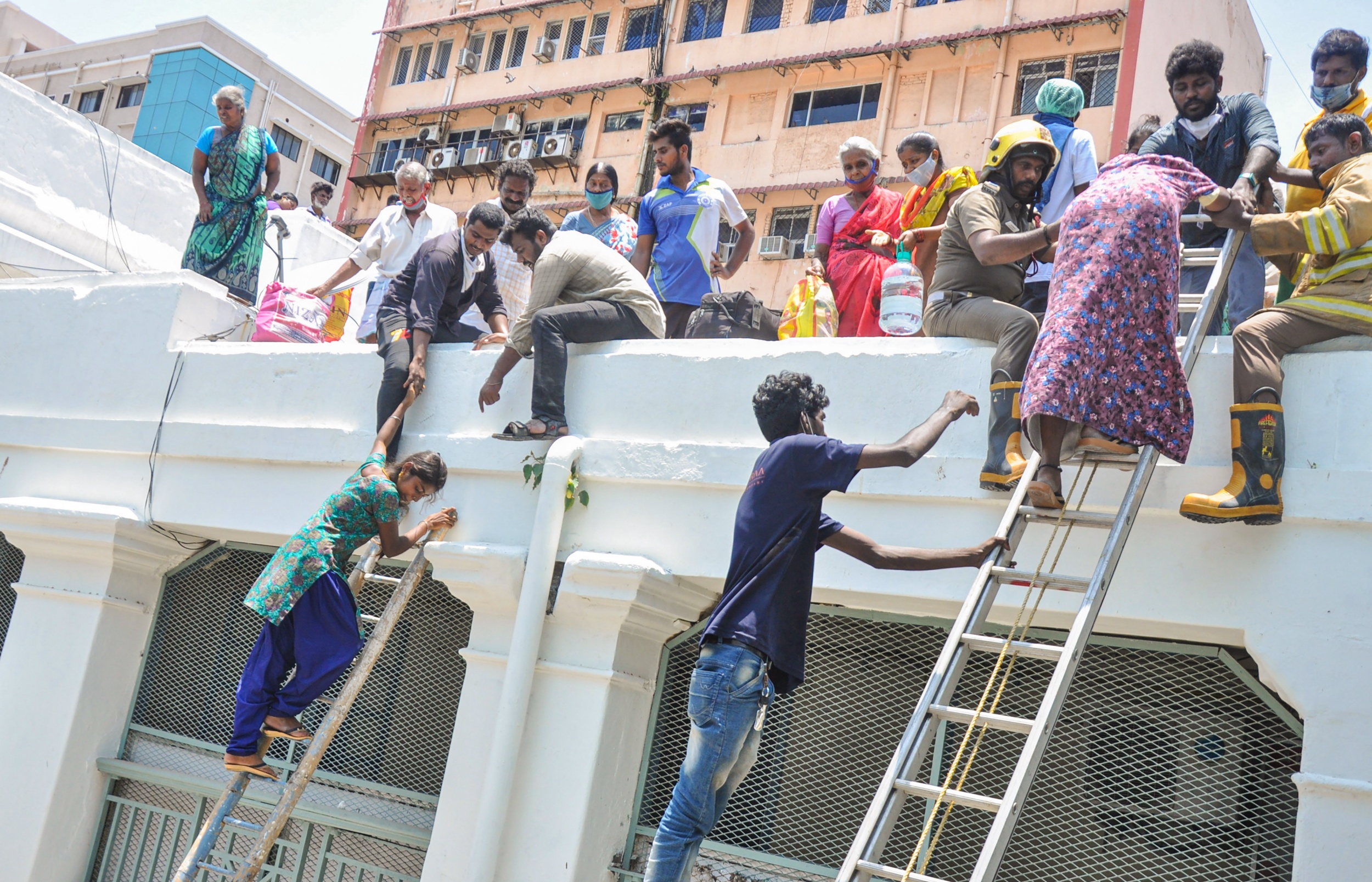 Fire at Government Hospital in Chennai