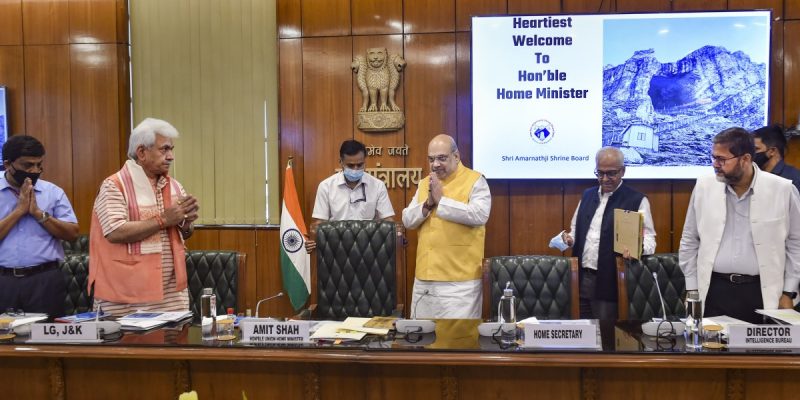 Ahead of Amarnath Yatra, Amit Shah, Other Officials Review J&K Security Situation - Vimarsana News