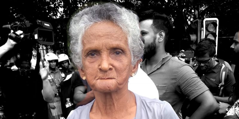 The Sri Lankan Great-Grandmother Who Comes to Protest Every Day - Vimarsana News